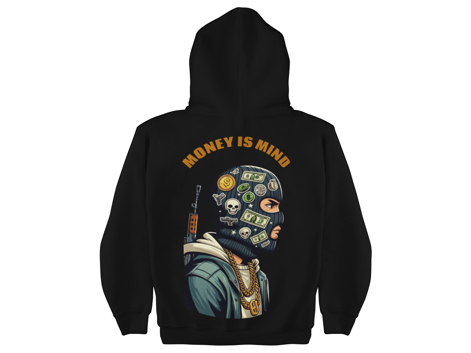 Hoodie MONEY IS MIND – ستريت وير بعقلية رابح