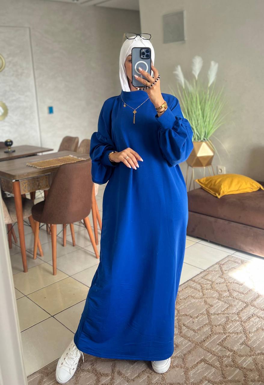 جلابة عصرية نسوية طويلة – ستايل رايق و مريح لجميع المناسبات