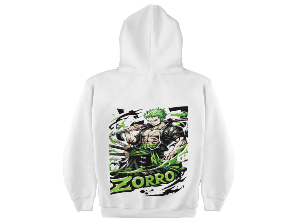 هودي زورو  – Hoodie Zoro One Piece تصميم أنمي فاخر