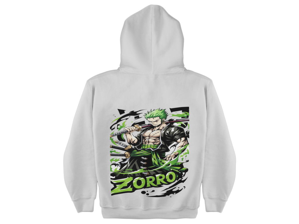 هودي زورو  – Hoodie Zoro One Piece تصميم أنمي فاخر