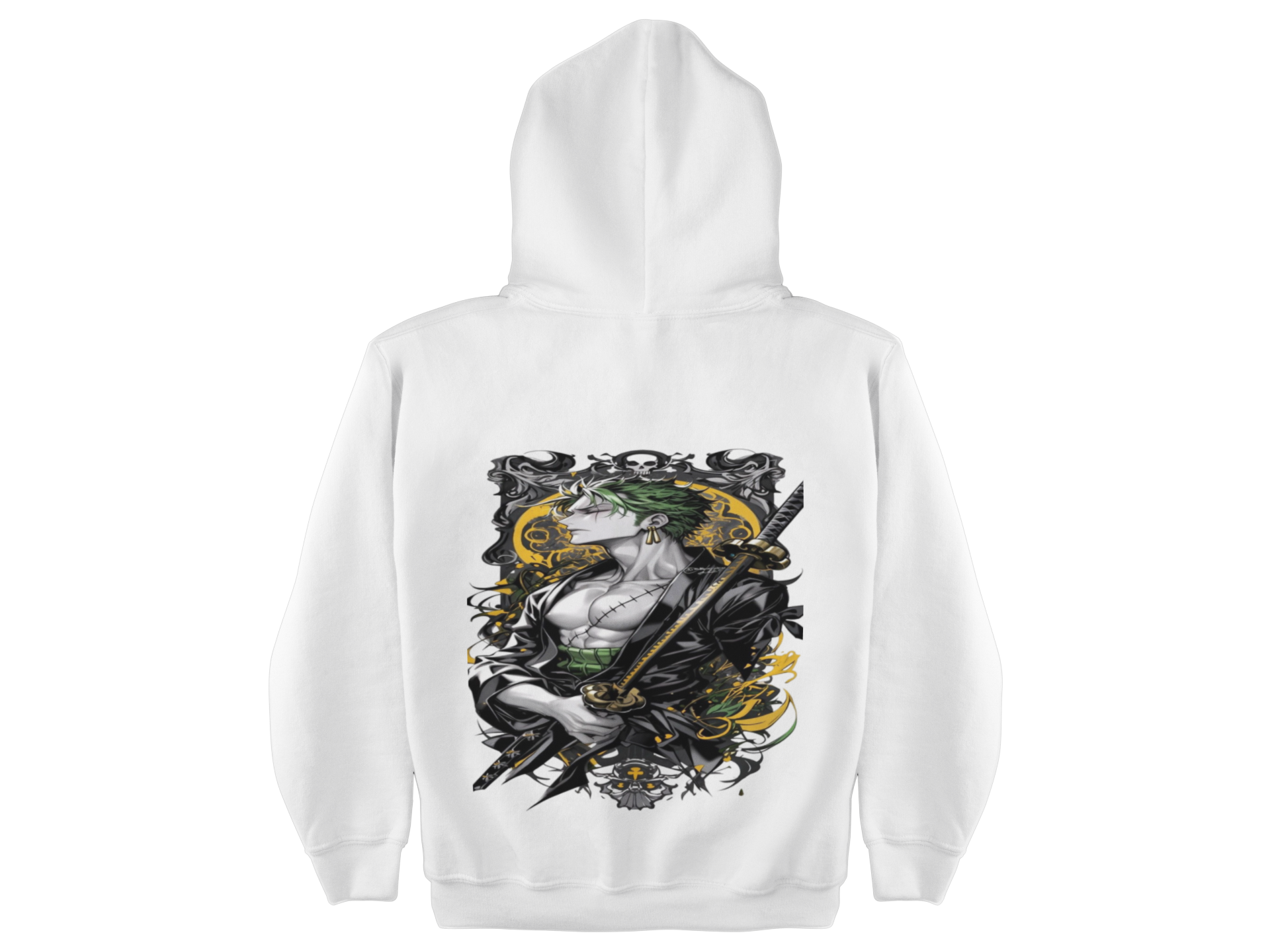 هودي زورو أسود – Hoodie Zoro ستريت وير أنمي