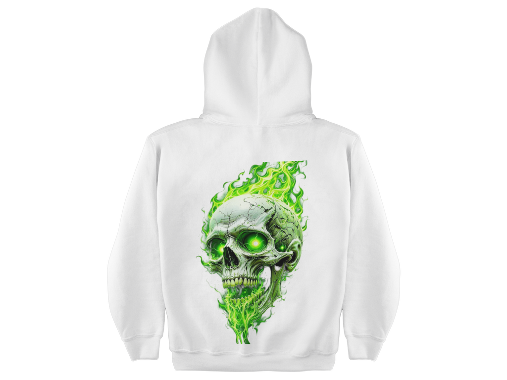 هودي رجالي بتصميم جمجمة نارية ⚡ | سويتشيرت عصري بعدة ألوان وجودة عالية